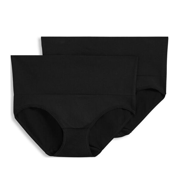 Seamfree Brief Panties Cooling Shapewear Body Slimming Underwear 2-Pack Size XXL - Picture 5 of 7